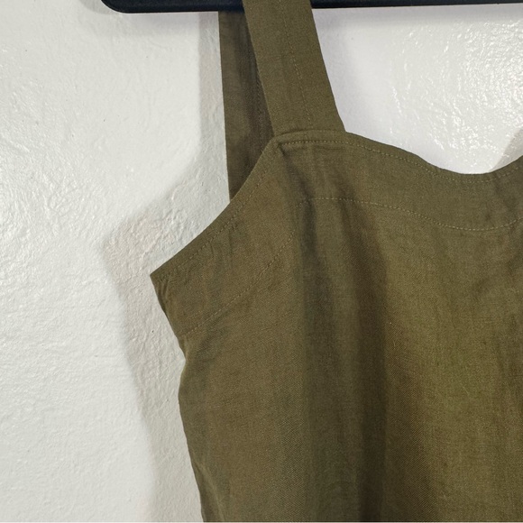 Quince 100% European Linen Square Neck Jumpsuit - Picture 7 of 16